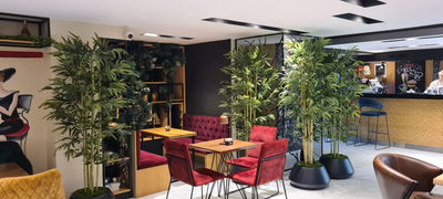 Lule artificiale Verde Decor Bamboo Tree Full, 120cm
