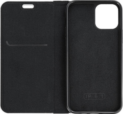 Kaburë libri Forcell Luna Book Carbon për Xiaomi Redmi 10, me magnet, e zezë
