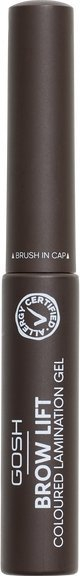 Xhel laminues për vetulla GOSH Brow Lift 002, 6ml, kafe e errët