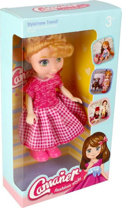 Kukull Mega Creative DOLL, 15cm, plastikë dhe tekstil, shumëngjyrëshe