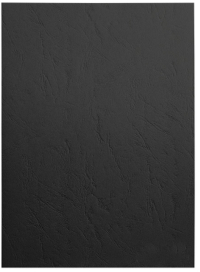 Kopertina lidhëse Delta A4, karton 250g/m², set 100 copë, e zezë