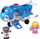 Aeroplan lodër Fisher Price Little People Travel Together, me drita edhe me tinguj, me 2 figura, blu