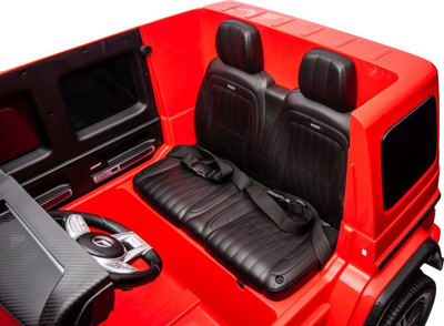 Електричен автомобил за деца Mercedes Benz G63 AMG XXL Strong, MP4, црвена боја