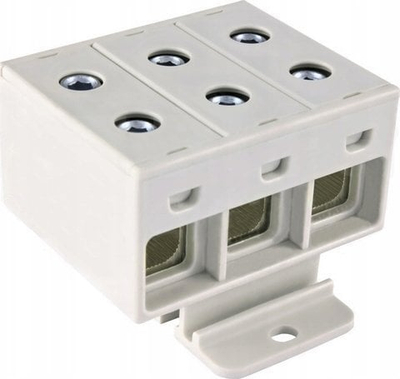 Bllok terminal ZGX 3x35, 3 pole, 35mm², gri