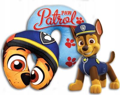 Перница за патување за деца Nickelodeon PAW Patrol Chase DY0337, ергономска, мек материјал, сина