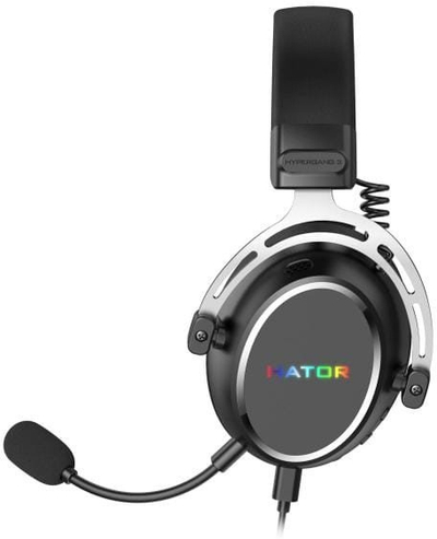 Kufje gaming Hator Hypergang 3, USB, me mikrofon, të zeza