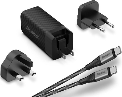 Karikues muri Energizer Ultimate PD 90W, GaN, USB‑C, i zi