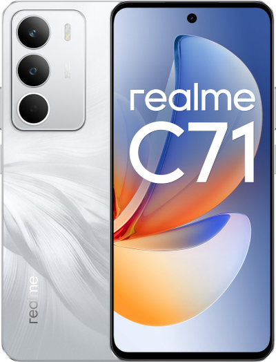 Telefoni Realme C71, 6.67", 256GB 8GB RAM, i bardhë