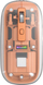 Mouse wireless Marvo PRISM B10, optik 1600 DPI, portokalli