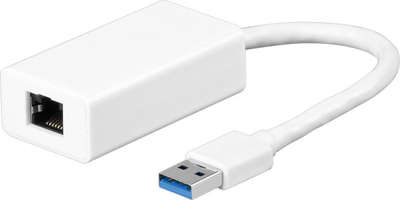 Kartelë rrjeti Microconnect USBETHGW, USB në Ethernet 1000 Mbit/s, gigabit, e bardhë