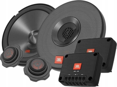 Bokse makine JBL Club 602CTP, 70W, 2‑drejtimësh komponent, të zinj