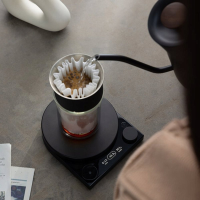 Peshore kafeje Fellow Tally Pro Studio Edition, OLED, USB C, e zezë mat