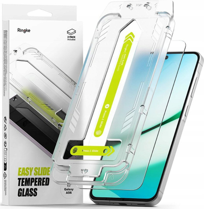Xtremno staklo Ringke Easy Slide za Samsung Galaxy A56 5G, 2 parčinja, providen