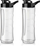 Blender me gotë Black &amp; Decker, 600 ml, 300 W, gri transparente