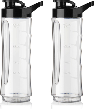 Blender me gotë Black &amp; Decker, 600 ml, 300 W, gri transparente