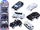 Set lodra makina policie TM Toys ZA3505, 6 copë, metal die cast, shumëngjyrësh