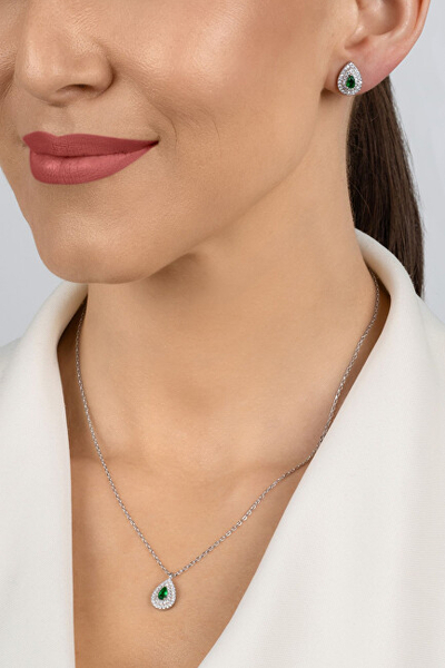 Set Brilio Silver SET284WG Qafore + Vathë për femra, argjendtë
