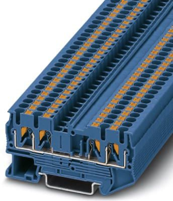 Bllok terminali Phoenix Contact 3209581, 5.2mm, 24A, blu