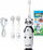 Furçë dhëmbësh elektrike Brush Baby WildOnes Panda, për fëmijë, e rikarikueshme me USB, me 3 koka