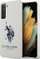 Mbrojtëse US Polo USHCS21SSLHRWH për Samsung Galaxy S21 G991, e bardhë