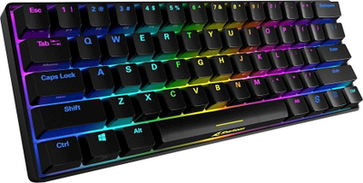 Tastierë gaming Sharkoon SKILLER SGK50 S4, mekanike 60%, RGB, e zezë