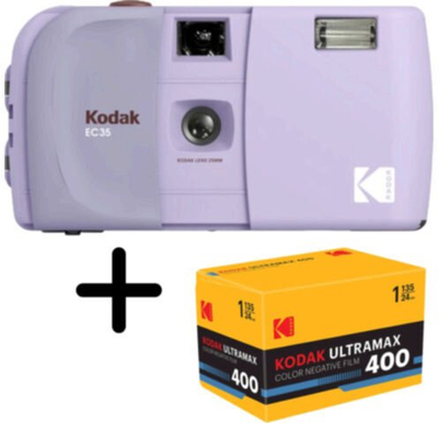 Aparat fotografik me film Kodak EC35, 35 mm, me film Ultra Max 24, lejla