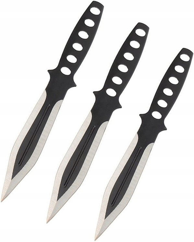 Set thikash sportive për hedhje KAL22 LIDER, 3 copa, 27.5cm, argjend