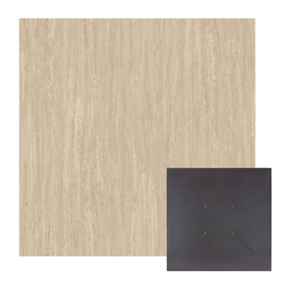 Pllakë tavoline HPL HM5838.35, katrore 70x70cm, trashësi 12mm, travertin bezhë