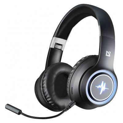Слушалки Bluetooth Defender Freemotion B571, безжични, LED, црни