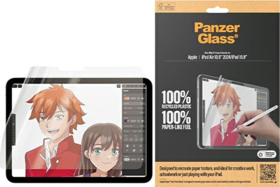 Mbrojtëse ekrani PanzerGlass GraphicPaper për iPad Air 10.9 2024 dhe iPad 10.9, teksturë letre, transparente