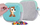 Portofol PIXIE CREW Storage Pouch, 15 cm, panel silikoni, gri turquoise