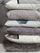 Set jastëkësh dekorativë Beliani NOLANA, 45 x 45 cm, set 2 copë, gri