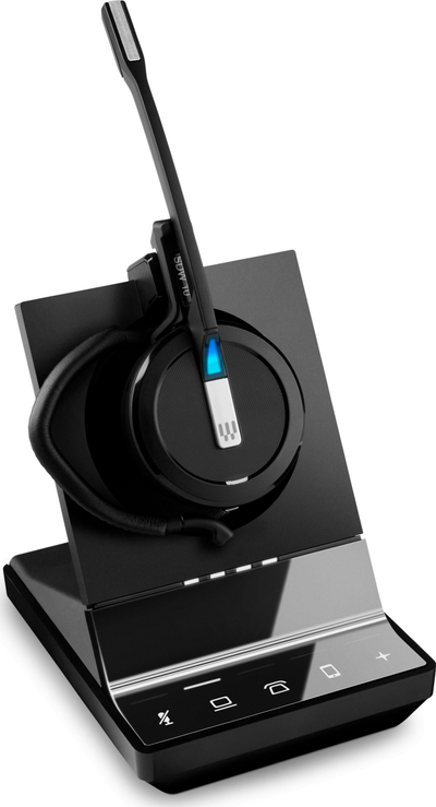 Headset EPOS IMPACT SDW 5015 Mono, DECT pa tela, 3 në 1, i zi
