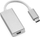 Adapter USB C në DisplayPort Roline 12.03.3225, me pamje të bukur, argjendtë