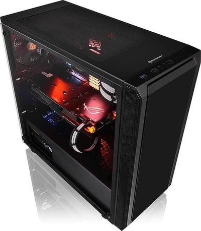 Kasë Thermaltake Versa J25 TG Black Window, Midi Tower