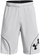 Shorc sportiv Under Armour Perimeter për meshkuj, material i lehtë, me xhepa, gri me të zezë