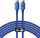 Kabllo USB-C Baseus Crystal Shine, 2 m, 100 W, blu