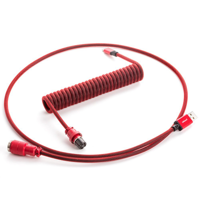 USB кабел CableMod CM-PKCA-CRAR-KR150KR, USB C во USB A, 1.5 m, црвена