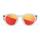 Syze dielli me numër Oakley Meta HSTN, unisex, kornizë plastike e rrumbullakët, warm gray
