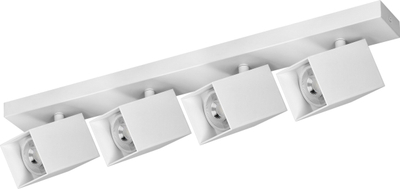 Aплике таванско KUBAR SP 4, 4xGU10, IP20, бела