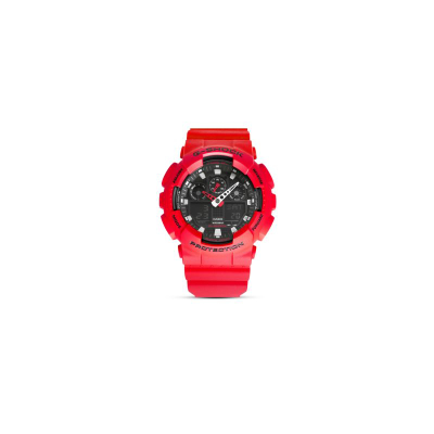 Ora dore Casio G-Shock GA-100B-4AER, kronograf, rezistente ndaj ujit 20 bar, e kuqe