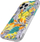 Маска за телефон Tech21 Evo Art Floral за iPhone 13 Pro, MagSafe, со заштитно стакло, проѕирна со цветови