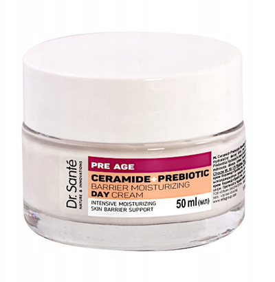 Дневен крем за лице Dr.Sante Pre Age Ceramide + Prebiotic, хидратантен, 50 ml