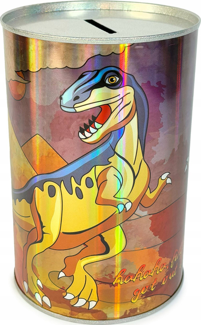Kuti kursimi Norimpex Metal Money Box Dinosaurs, metal, shumëngjyrëshe
