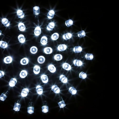 Dritare garlandë LED Fééric Lights, 100 drita, 10m, e bardhë e ftohtë
