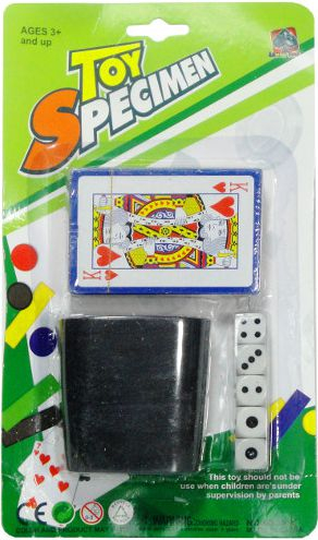 Set loje me zar dhe letra Dice Game, me gotë, shumëngjyrësh