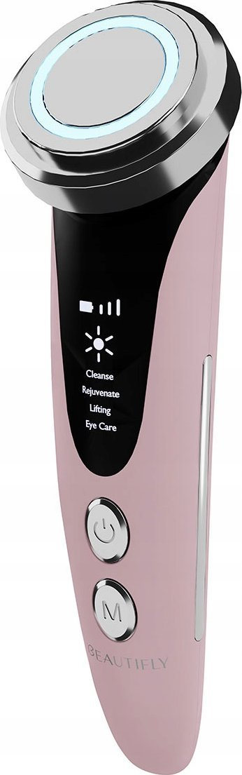 Електрична четка за чистење лице Beautifly B-Glossy Blush, розова