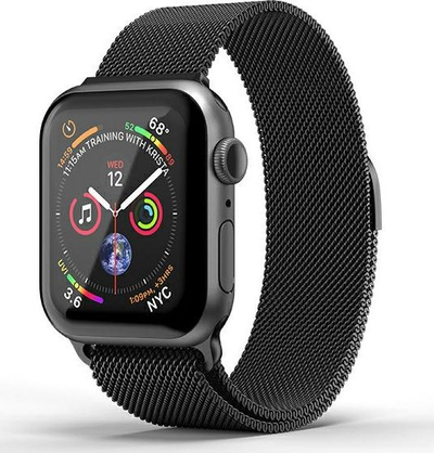 Superdry Каиш за паметен часовник за Apple Watch 38/40/41 mm, Црн