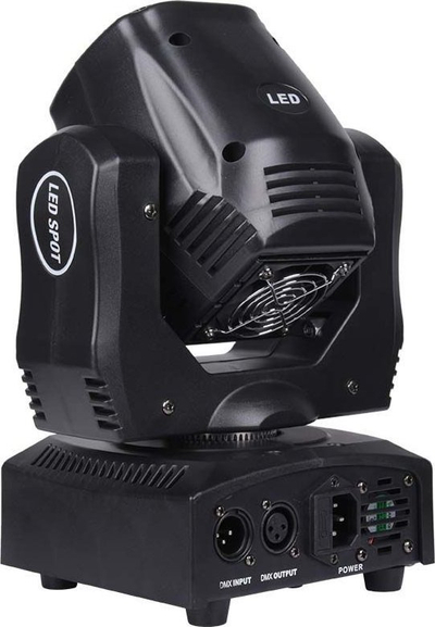 Reflektor lëvizës Light4Me Mini Spot 60 Ring, LED 60W, DMX, i bardhë