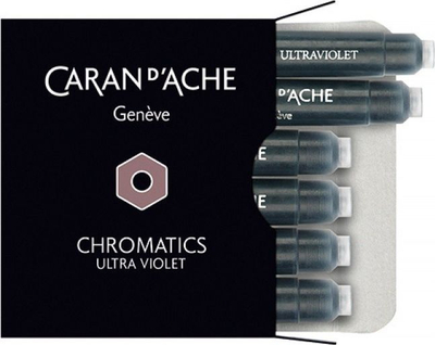 Set ngjyra për stilolaps Caran d'Arche, 6 copë, vjollcë